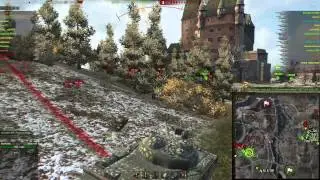 Об.140 vs T-62A & имбовая позиция на Эрленберге.
