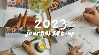 my 2023 bullet journal set-up ☁️✨