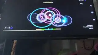 I PLAYING OSU!DROID ON TV