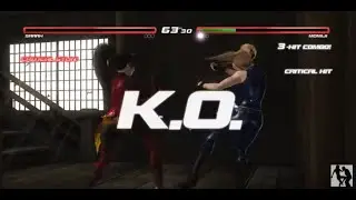 Dead or Alive 5 Last round Momiji (superheroine) vs Sarah Bryant