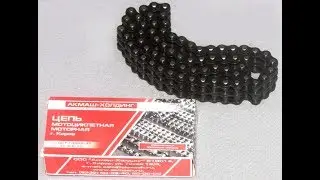 Новая китайская моторная цепь на ИЖ за 500р. Порвалась за 1 выезд?