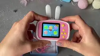 Детский фотоаппарат зайчик белый Обзор Top Store 24