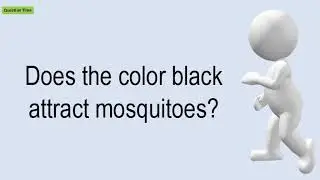 Does The Color Black Attract Mosquitoes?