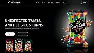 Kurkure Website Using HTML & CSS | Step By Step Tutorial | Fast Code