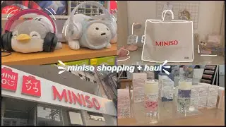 ✨miniso shopping+haul✨ || shop w me 🌷