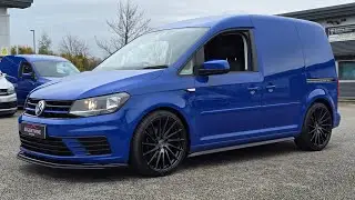 vw caddy mk4 surf blue 💙  modified show van ?