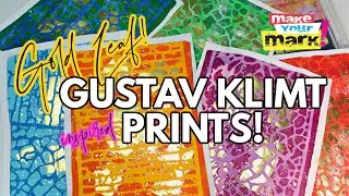 Gold Leaf Gustav Klimt Inspired Prints