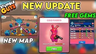 NEW UPDATE FREE SKINS, GEMS AND NEW MAP IN STUMBLE GUYS 