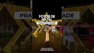 Fui Fazer FOTOS DE NATAL na PRAÇA da Cidade, OLHA O QUE ACONTECEU! 😱 #fotoscomcelular  #natal