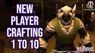 FFXIV 5.1 1399 New Player Crafting Level 1 to 10 (2019)