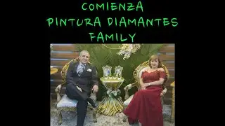 Pintura Diamantes Familia 34 dias 💎🖼️ #deaf #diamondpainting