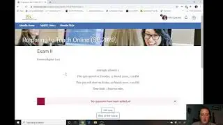How to create an exam or quiz in Moodle