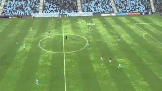 Man City vs Scunthorpe - Falcao Goal 58 minutes