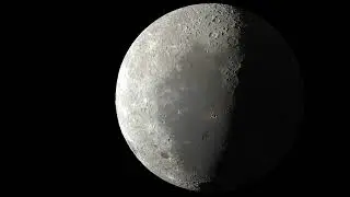Ultra High Definition Rotating Moon Relaxing Visuals 4k Screensaver