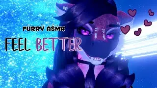[Furry ASMR] Feel Better 💜 - Soft Spoken [VRChat] [Facetracking] [Positive Affirmations] [NB4A]