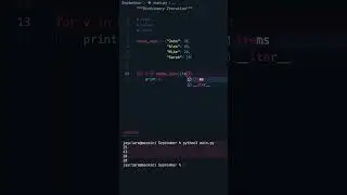 Python 3 | Iterating over Dictionaries: keys, values or items? 