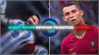 SMOOTH ROTATION TRANSITION TUTORIAL (+Preset) - Alight Motion - ScouT