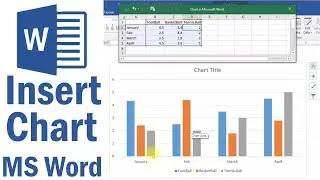 Insert charts in MS Word-27 || Microsoft Word 2016 [Hindi/Urdu]