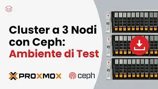 Ambiente di Test Cluster Iperconvergente (HCI) con Proxmox VE a 3 Nodi
