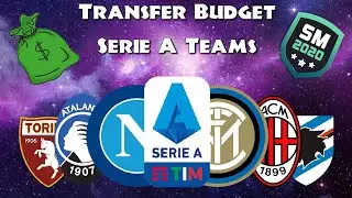 Transfer Budget For Every Team In Serie A (Soccer Manager 2020)