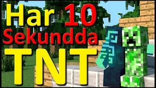 Minecraft lekin Har 10 sekundda TNT Spawn Bo'ladi | Uzbekcha minecraft 