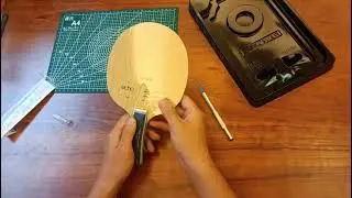 Unboxing of SANWEI 5-ply table tennis all wood blade Echo