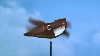 Whirligig Owl Garden Spinner-Wind & Weather