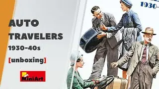 Overview of figures Auto Travelers 1930-40s - Miniart 38017