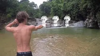 SWIMMING IN WATERFALL RAPIDS!
