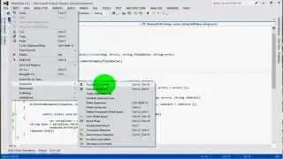 How to arrange the codes in Visual Studio