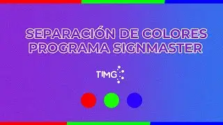 separación de colores programa signmaster plotter de corte