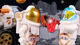 LEGO City Space Rover STOP MOTION LEGO Astronauts Build Space Rover | LEGO Space | Billy Bricks