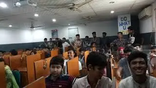 Kahoot playing in the classroom