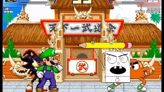 MUGEN Request [785]: Luigi & Shadow vs. DoodleBob & Darwin Watterson