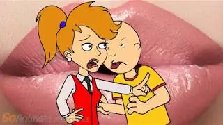 Caillou Kisses Ms Martin/Suspended Big Time!