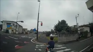 幼児自転車の信号無視