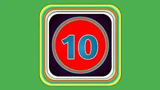 ⏰10 Second Green Screen Timer ⌛ 10 Second Countdown Timer 🕰️ 10 Second Interval Timer