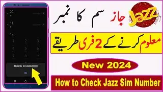 Jazz Sim Ka Number Kaise Pata Kare | How to Check Jazz Number | Jazz Number Check Code 2024