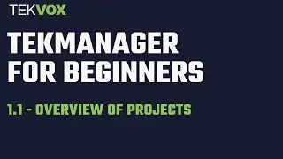 TekManager - Projects Overview