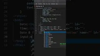 Input tag type date, time, datetime, month, datetime-local in html 