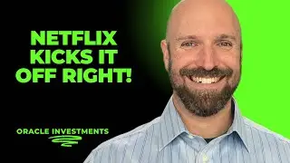Netflix kicks off tech earnings with a WIN!! NFLX #Stocks #NFLX #Investing