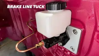 How to do Brake Line Tuck / 90's Honda