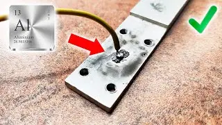 How to Solder to Aluminum? Easily! No fluxes and no burner! All you need is a soldering iron! Secret