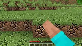 Minecraft But Breaking a Block BREAKS THEM ALL