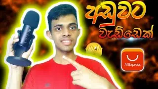 Aliexpress එකෙන් ගෙන්නපු සුපිරි Mic එක.. ! | aliexpress oder sinhala | aliexpress sinhala 2024