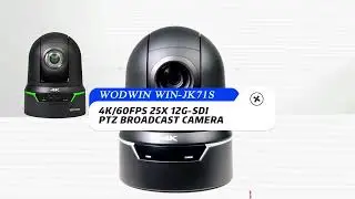 WODWIN 4K 60FPS UHD Dual12G-SDI 25X PTZ Broadcast Camera WIN-JK71S