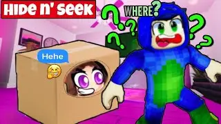 ROBLOX HIDE AND SEEK CHALLENGE  with ft @AyushMore @EktaMore