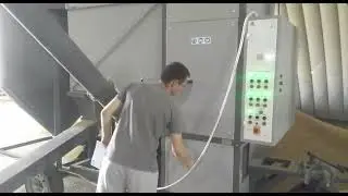 Запуск и работа самоходного сепаратора Алмаз