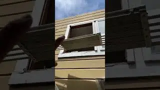 Now we using the long plank aluminum leaning to the ladder fiberglass.