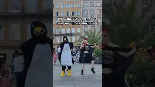 Can a devil and a penguin be friends too?🐧😈 #dancecover #straykids #chkchkboom #costume